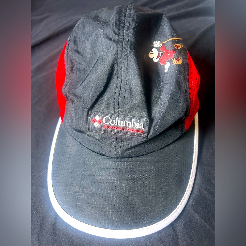 Disney Columbia Red and Black Mickey Mouse Cap